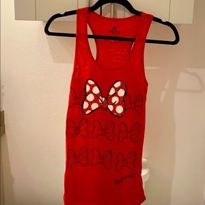 Disney Red Minnie Tank Top